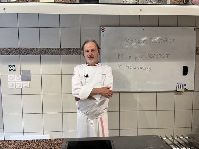独創的な料理とお菓子を披露！】調理外来講習 M.Jacques DECORET